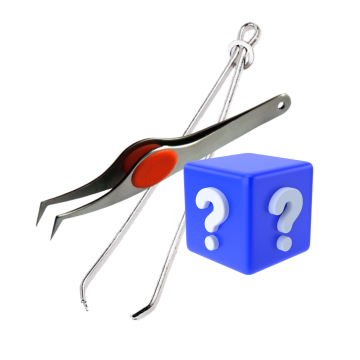 Ergo and Locking Tweezers + 2 Yards of Mystery Fabric